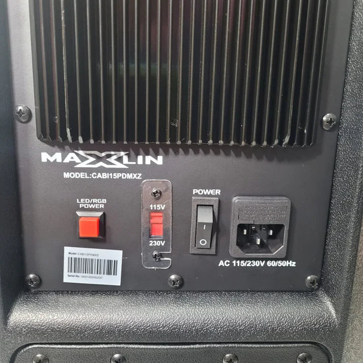 Cabina De Sonido Maxlin 15" Doble