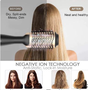 CEPILLO SECADOR VOLUMINIZADOR KERATIN 3D