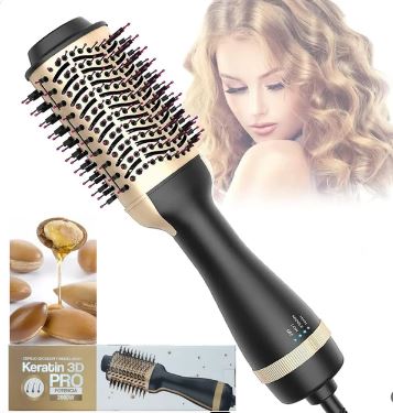 CEPILLO SECADOR VOLUMINIZADOR KERATIN 3D
