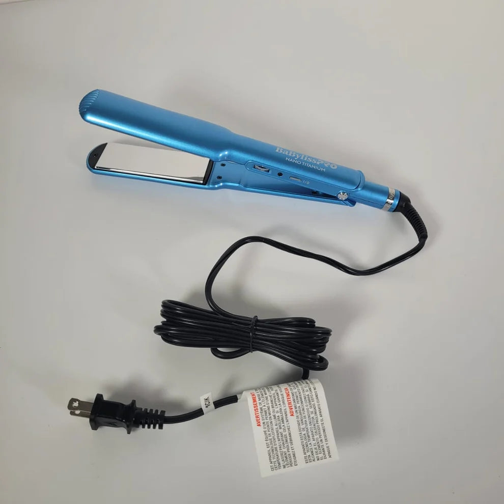 Plancha BaBylissPRO 9559 Nano Titanium de 1½ Pulgadas Con Perilla Placa ancha