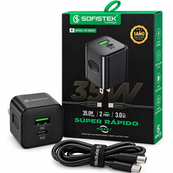 Cargador Sofisteck 35w Tipo C