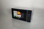 Microondas Kalley Negro Borde Plata 20 Litros