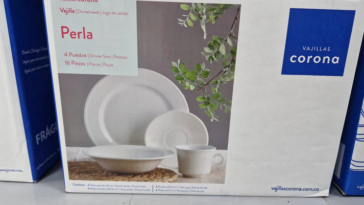Vajilla Corona Perla