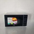 Microondas Kalley Negro Borde Plata 20 Litros