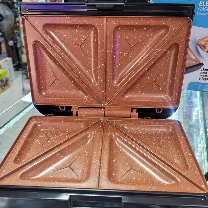 Sanduchera Home Elements Cobre - Cuadrada