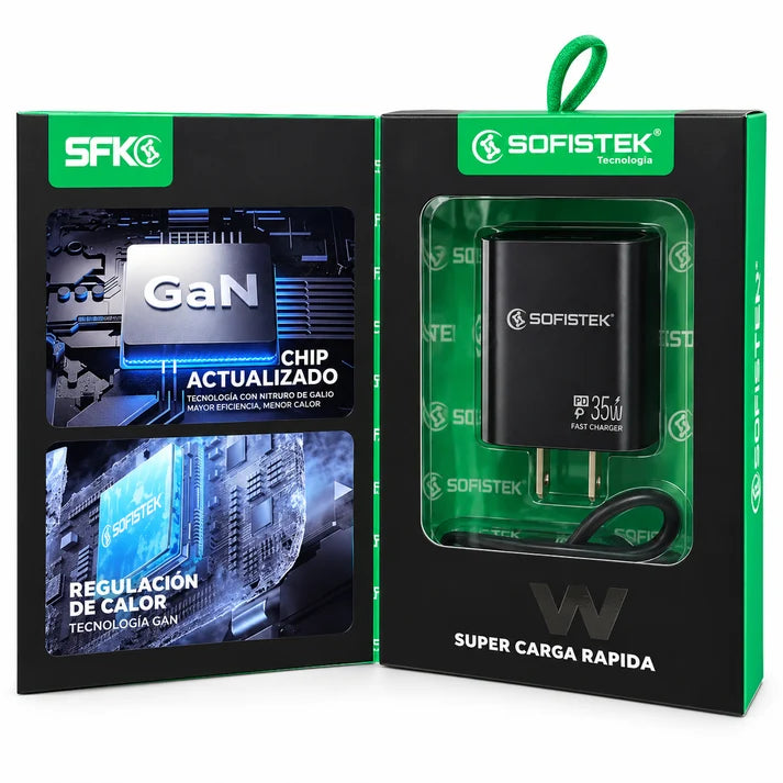 Cargador Sofisteck 35w Tipo C