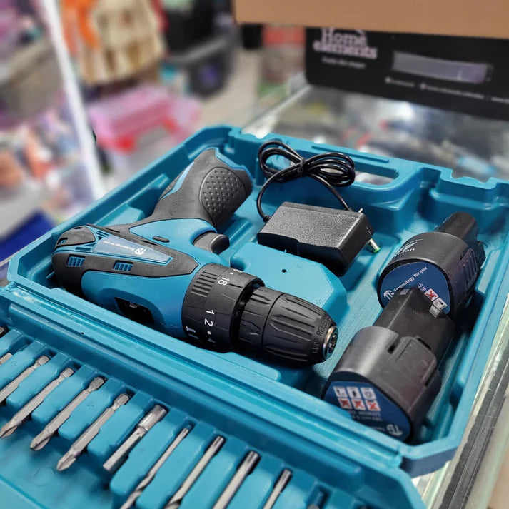 Taladro Piezas +2 Baterias Herramienta Generico