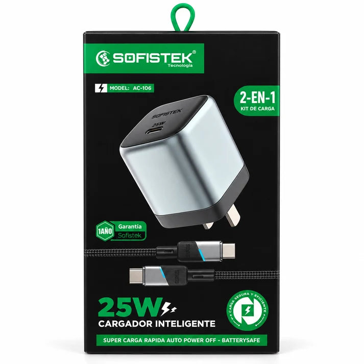 Cargador 2 En 1 - 25w Tipoc