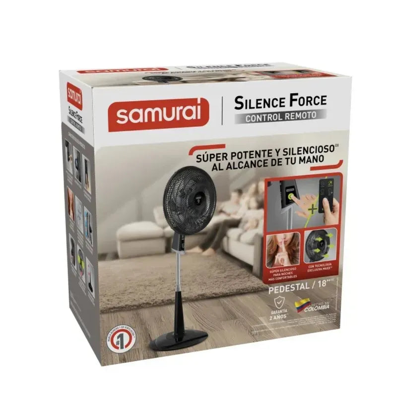 Ventilador Samurai Piso Con Control 18"