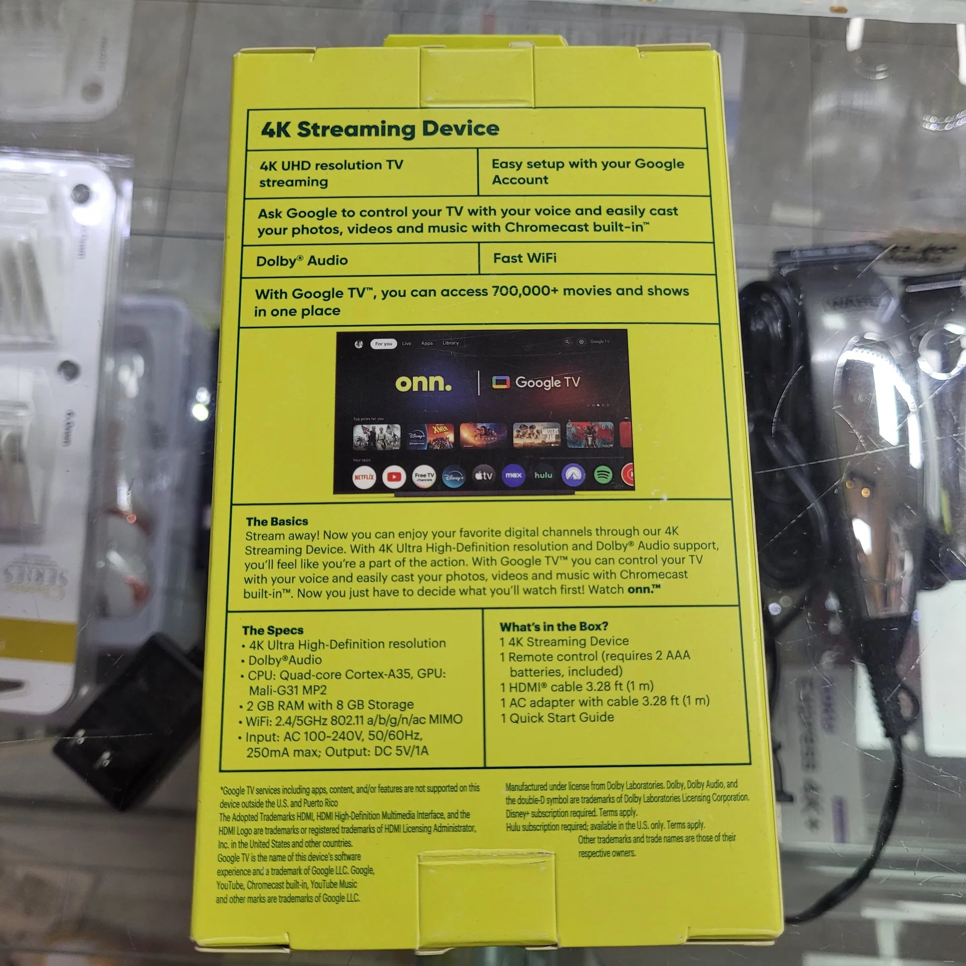 Watch Onn Google 4k