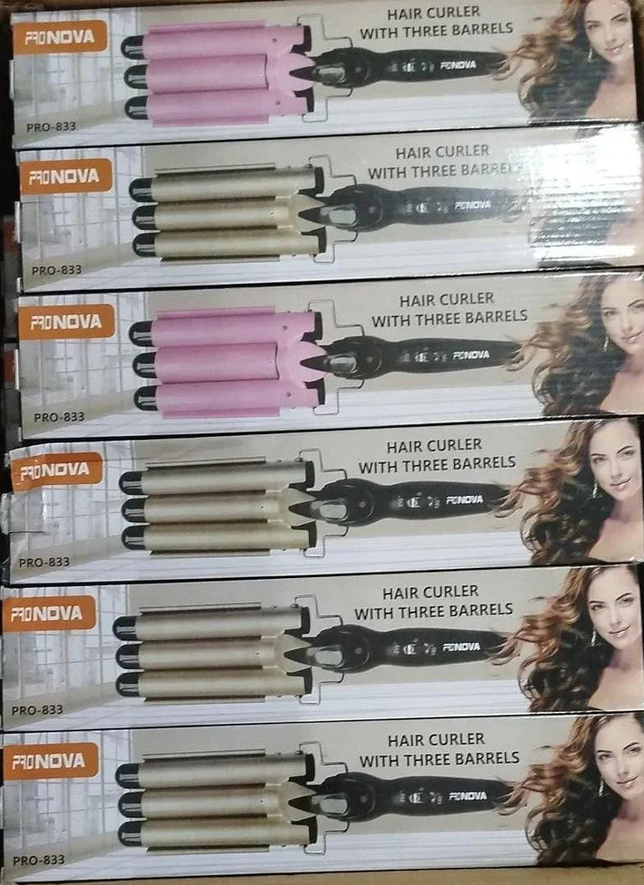 Rizador 3 Tubos Ondas De Sirena