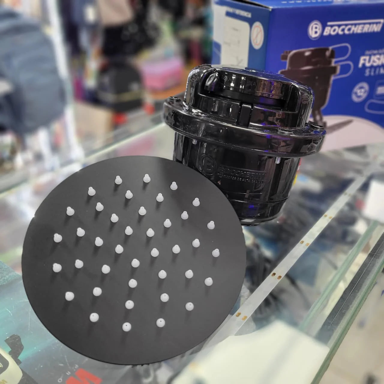Ducha Regadera Boccherini 110v Negra