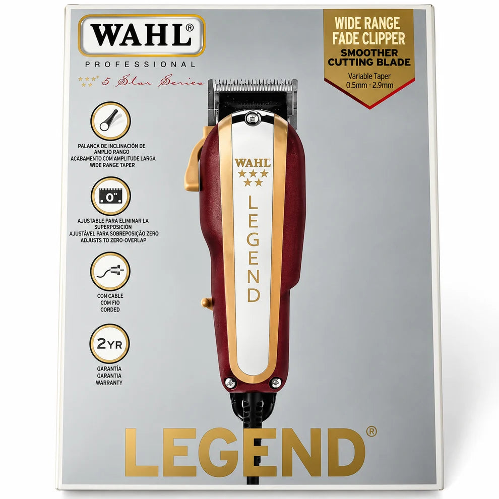 Máquina De Motilar Profesional Wahl Legend V9000 Con Guías