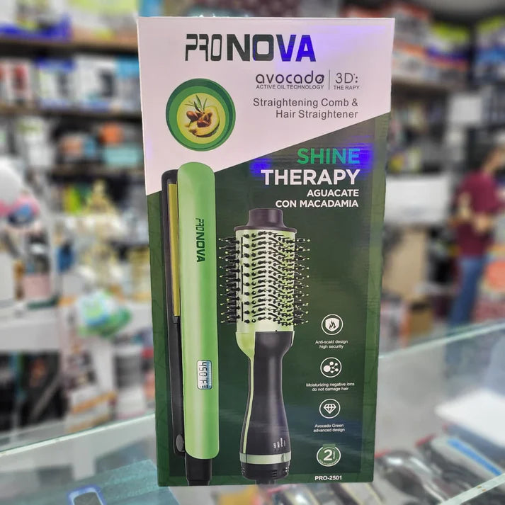 Combo Aguacate - Plancha + Cepillo Pronova