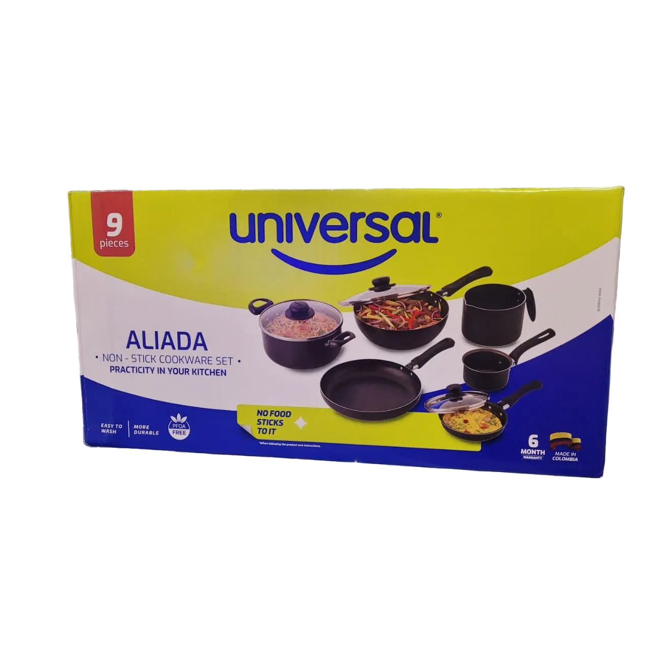 Juego De Ollas Universal 9 Piezas
