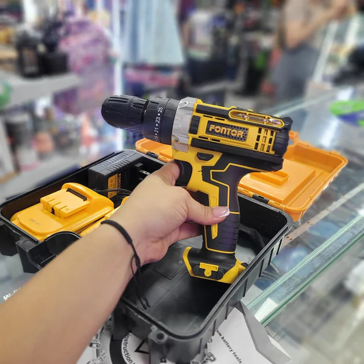 Taladro Inalambrico 2 Baterias Herramienta Generico