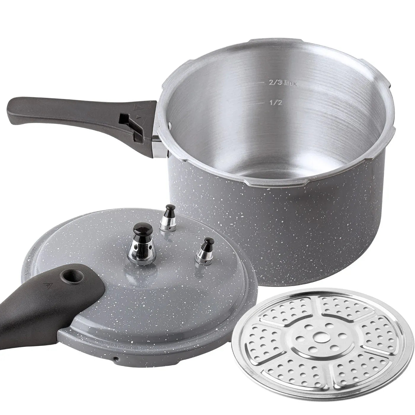 Olla A Presión Kalley 4.2 Litros Cierre Externo Acabado Rustico