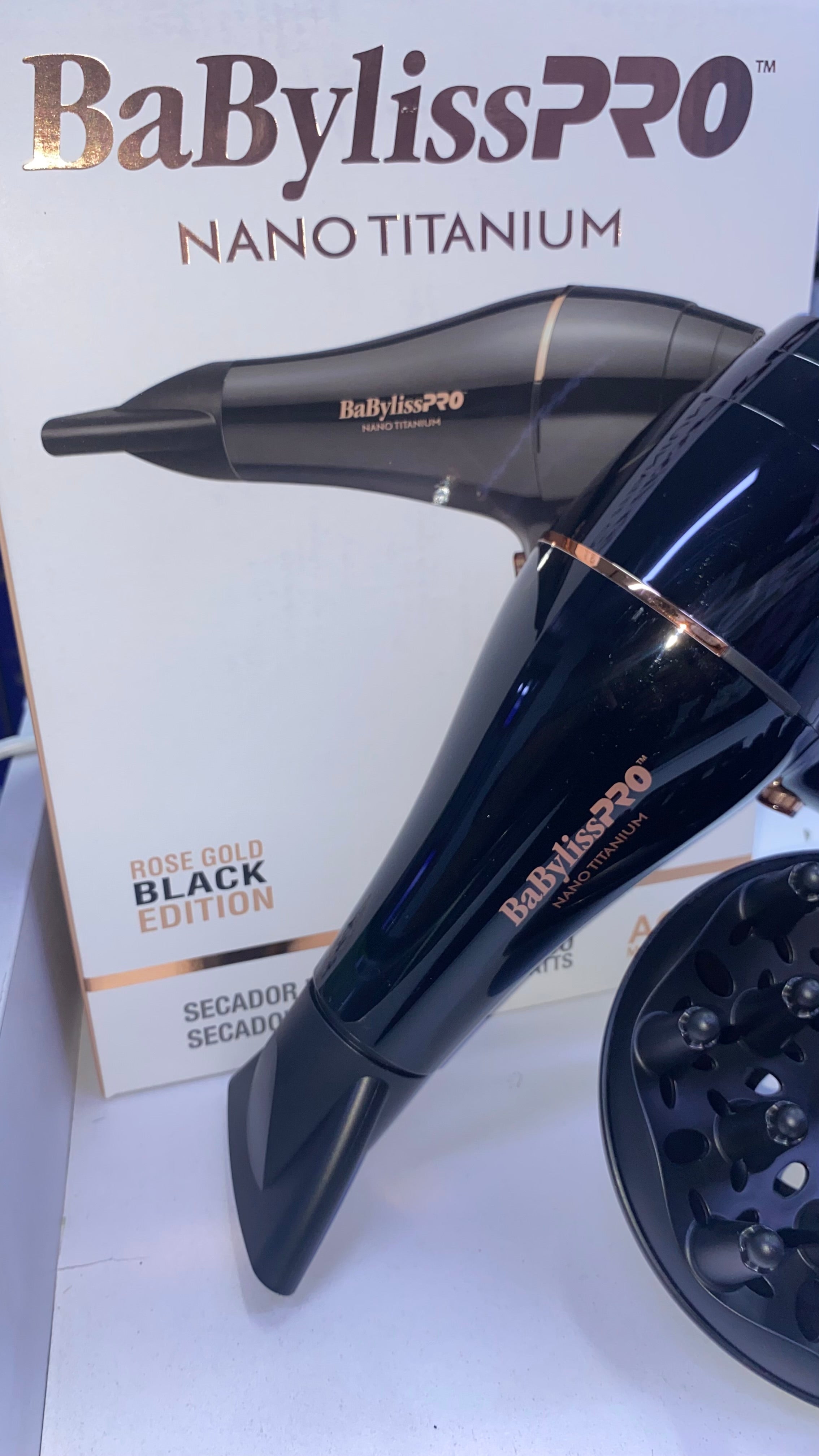 Secador Babyliss Pro Rose Gold