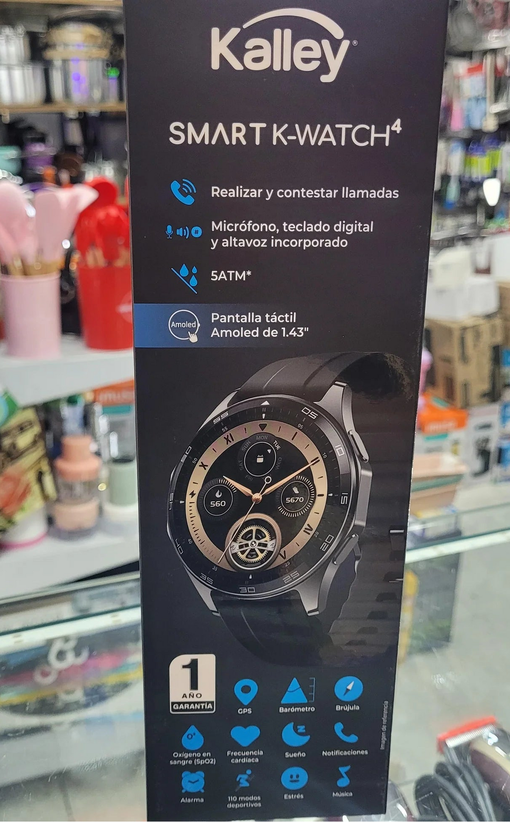Reloj Kalley Smart K-watch 4 Negro