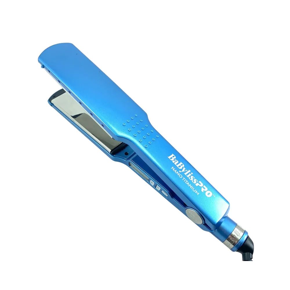 Plancha BaBylissPRO 4094 Nano Titanium Digital Azul De 1¾ Pulgadas