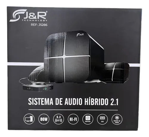 Sistema De Sonido J&r 2.1 - Ref 5286