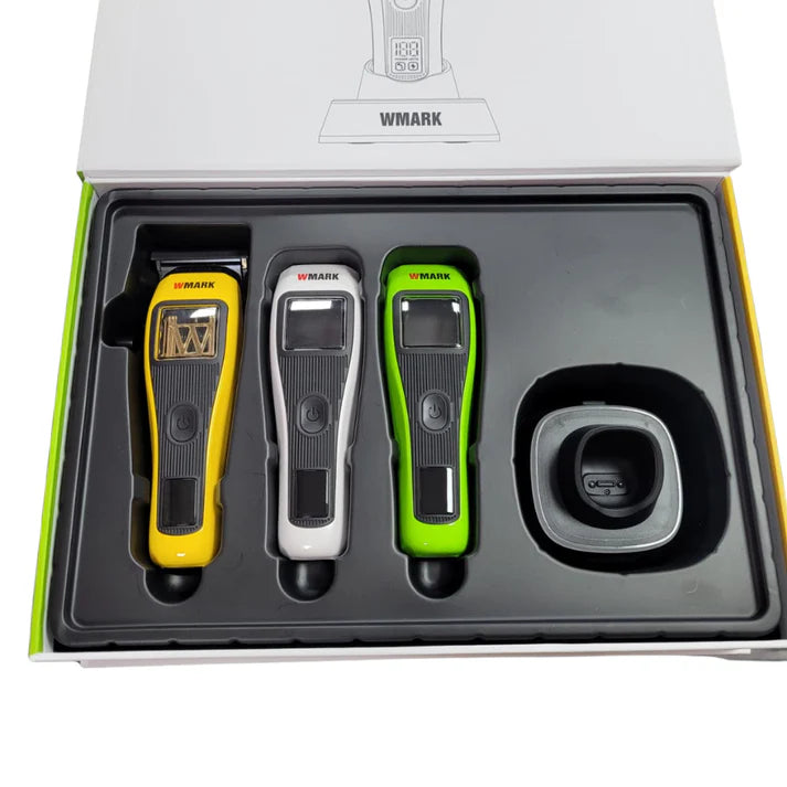 Maquina De Motilar Wmark X1 Plus - Con 3 Tapas Amarilla