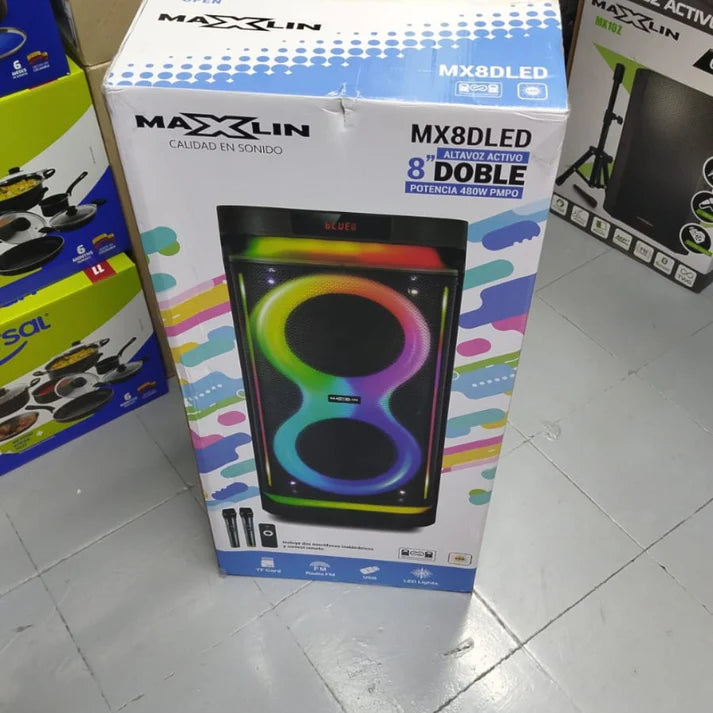 Torre Maxlin Doble 8" - Conexion Panel Led