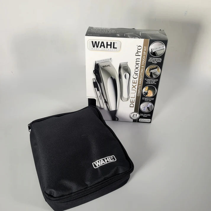 Maquina De Motilar Combo Wahl Deluxe 21 Piezas