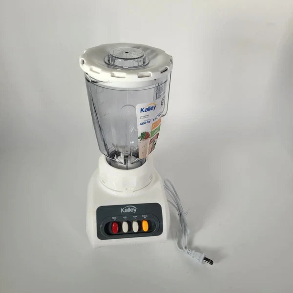 Licuadora Kalley 400w 1.5 Litros Vaso Acrílico