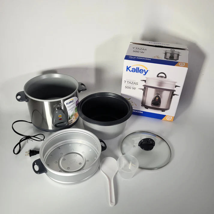 Arrocera Kalley 7 Tazas Acero