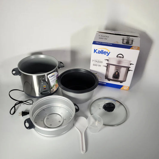 Arrocera Kalley 7 Tazas Acero