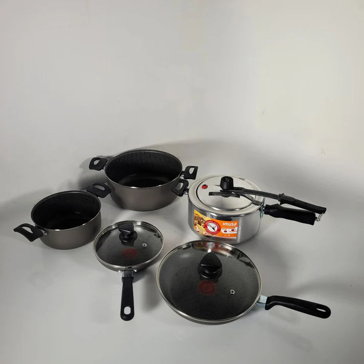 Juego De Ollas Imusa 7 Piezas Talent + Olla A Presión