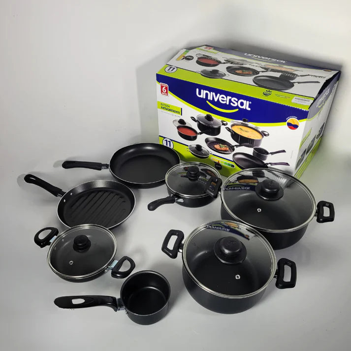 Juegos De Ollas Universal 11 Piezas