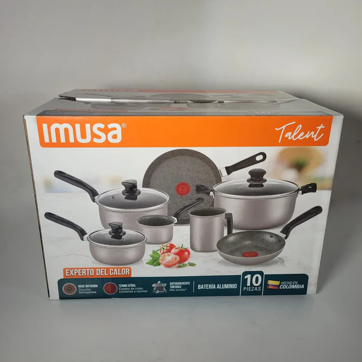 juego de ollas imusa TALENT 10 piezas