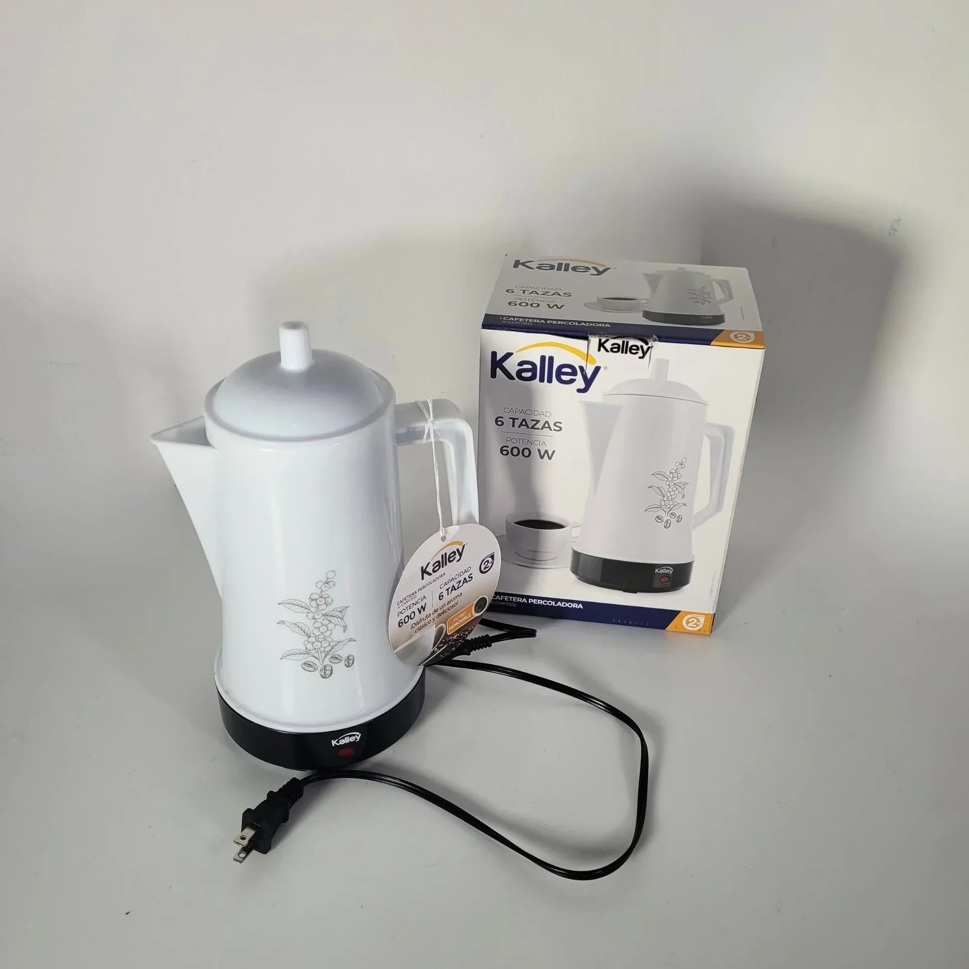 Cafetera Kalley 6 Tazas Percoladora