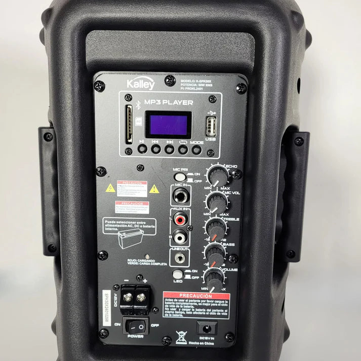 Cabina Kalley 8" Recargable Spk50w