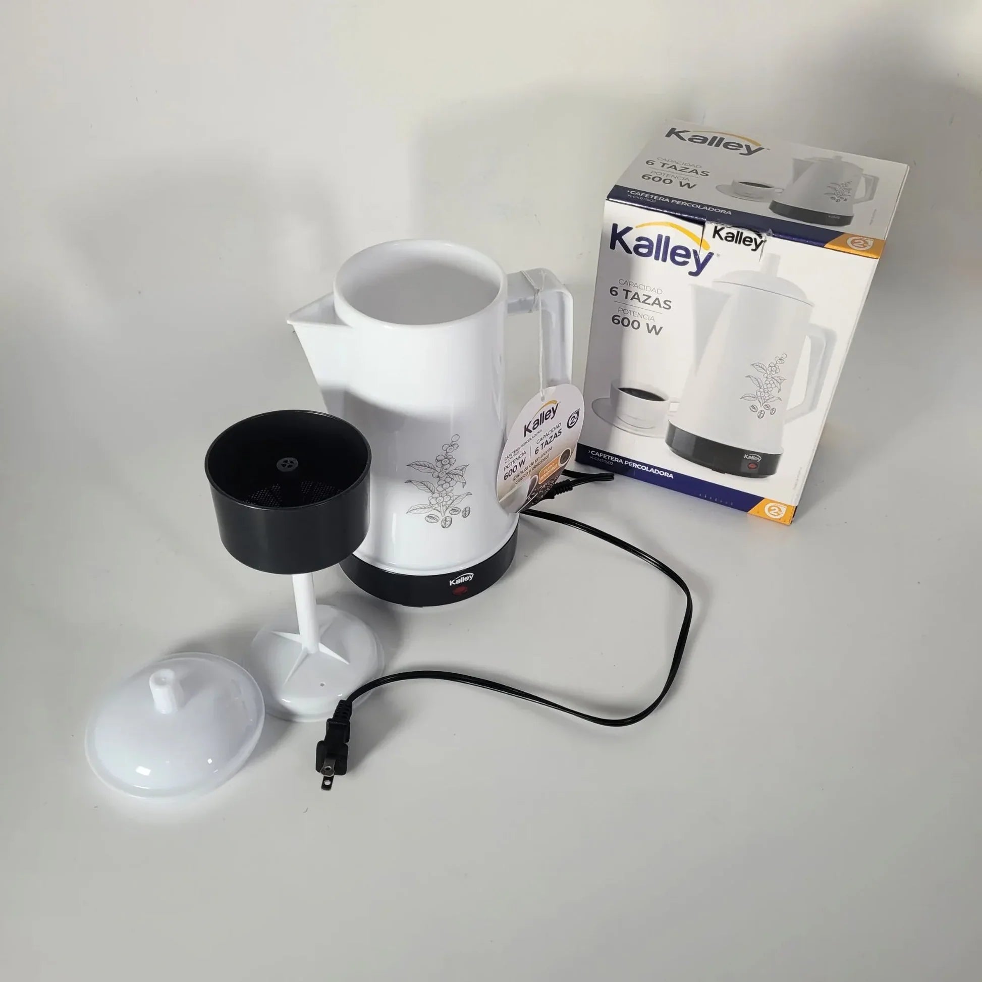 Cafetera Kalley 6 Tazas Percoladora