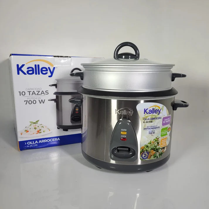 Arrocera Kalley 10 Tazas Acero