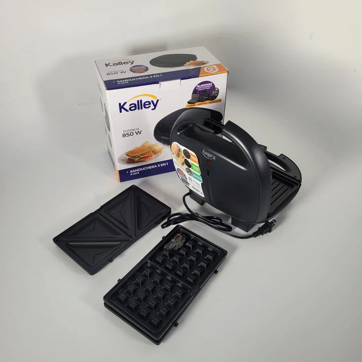 Sanduchera Kalley 3 En 1