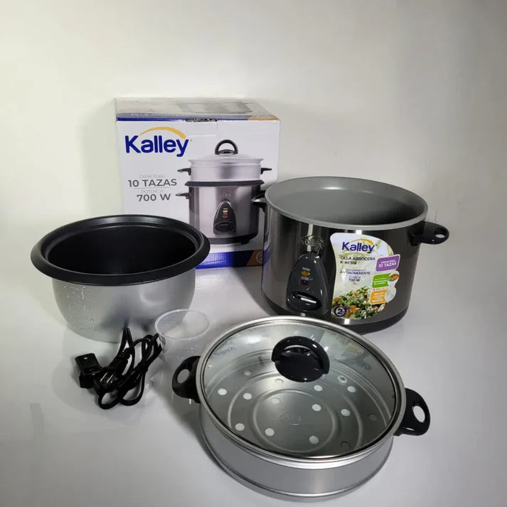 Arrocera Kalley 10 Tazas Acero