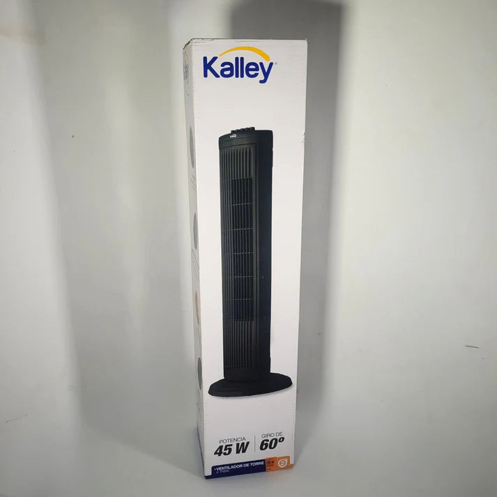 Ventilador Kalley Torre Sin Control Negro