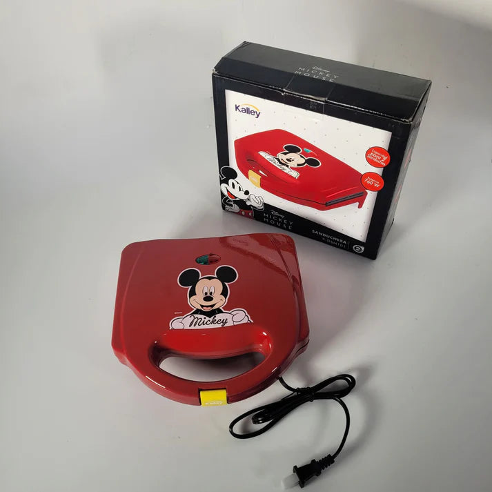 Sanduchera Kalley Mickey Mouse Roja