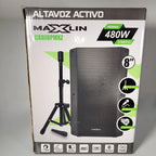 Cabina De Sonido Maxlin 8" 480w
