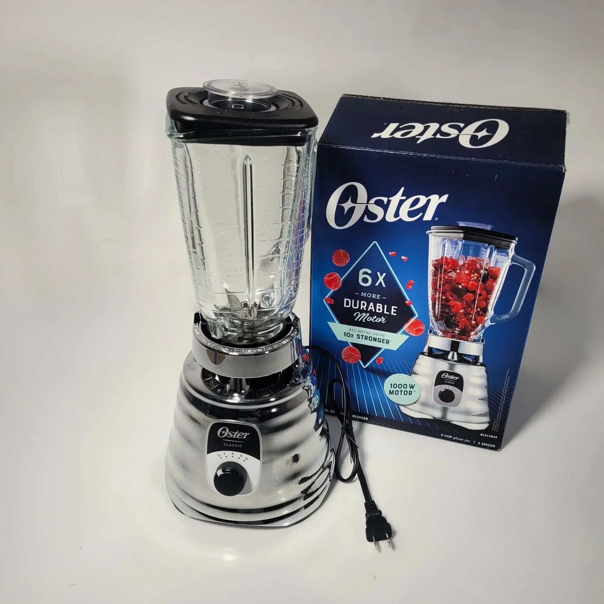 Licuadora Oster Cromada 1000W