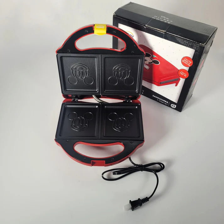 Sanduchera Kalley Mickey Mouse Roja