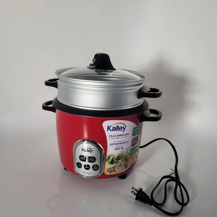 Arrocera Kalley 7 Tazas Digital Roja