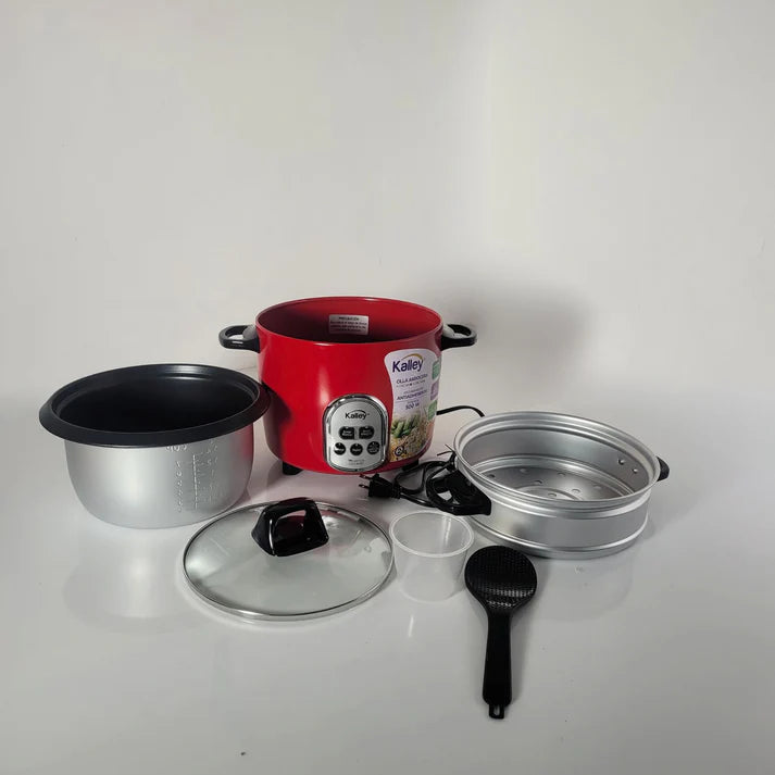 Arrocera Kalley 7 Tazas Digital Roja