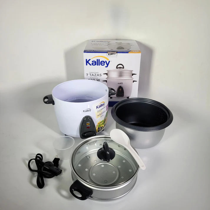 Arrocera Kalley 7 Tazas Blanca