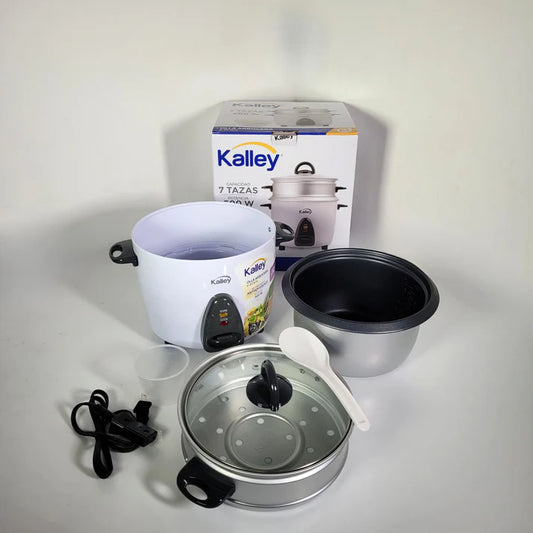 Arrocera Kalley 7 Tazas Blanca