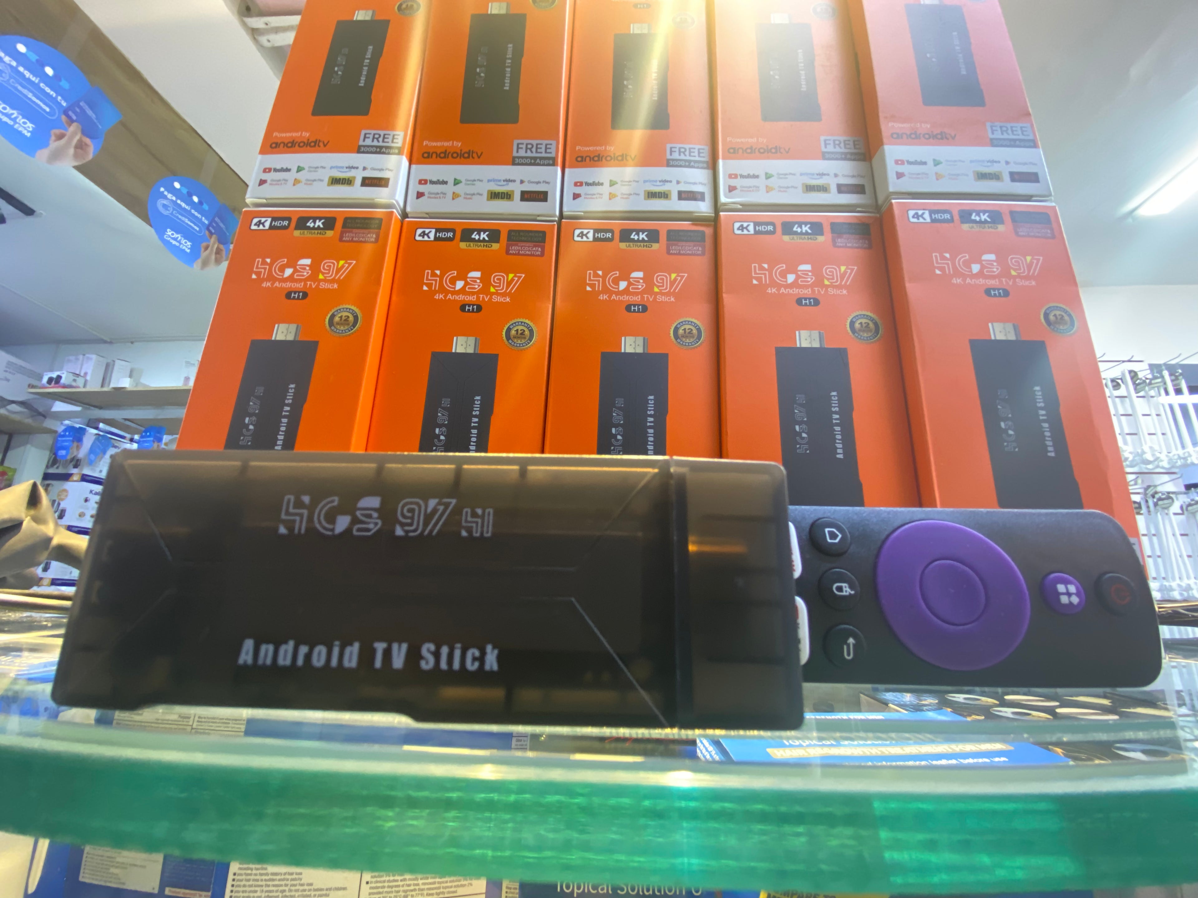 TV Stick Android Programado con Magis TV Stick GENERICO